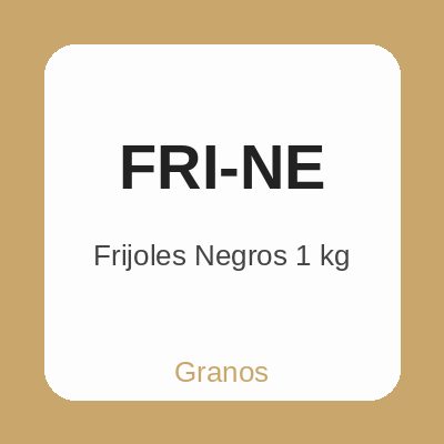 Frijoles Negros 1 kg