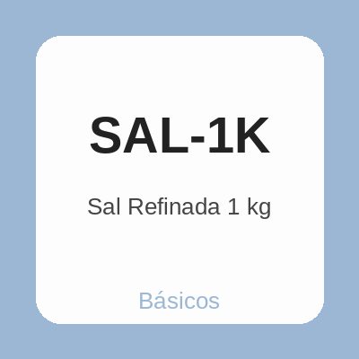 Sal Refinada 1 kg