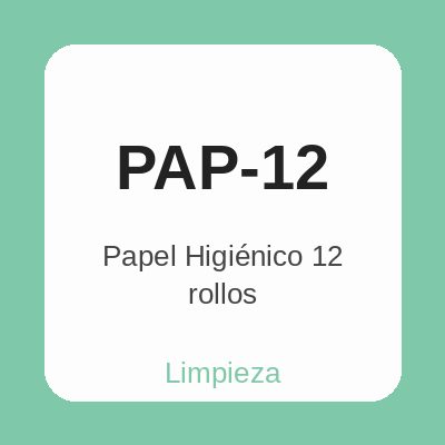 Papel Higiénico 12 rollos