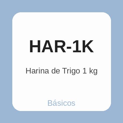 Harina de Trigo 1 kg