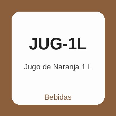 Jugo de Naranja 1 L