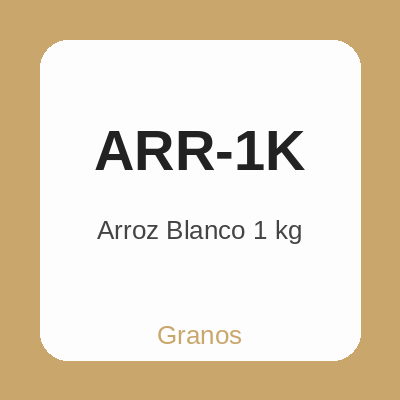 Arroz Blanco 1 kg