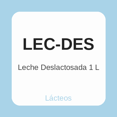 Leche Deslactosada 1 L