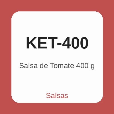 Salsa de Tomate 400 g