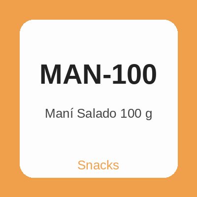 Maní Salado 100 g