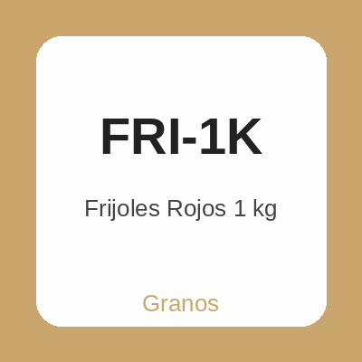 Frijoles Rojos 1 kg