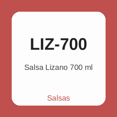 Salsa Lizano 700 ml