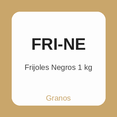 Frijoles Negros 1 kg