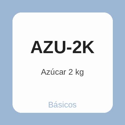 Azúcar 2 kg