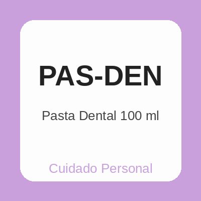 Pasta Dental 100 ml