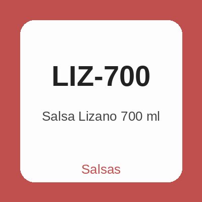 Salsa Lizano 700 ml