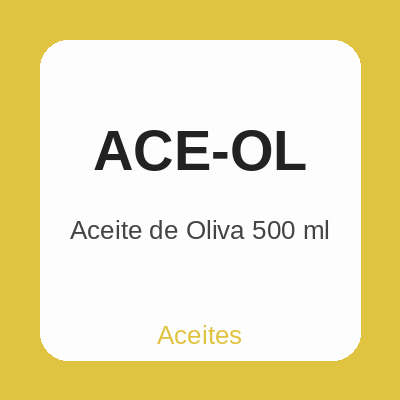 Aceite de Oliva 500 ml
